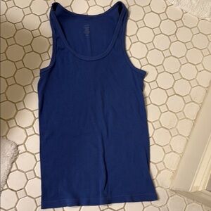 J. Crew Women's Blue Tank Top